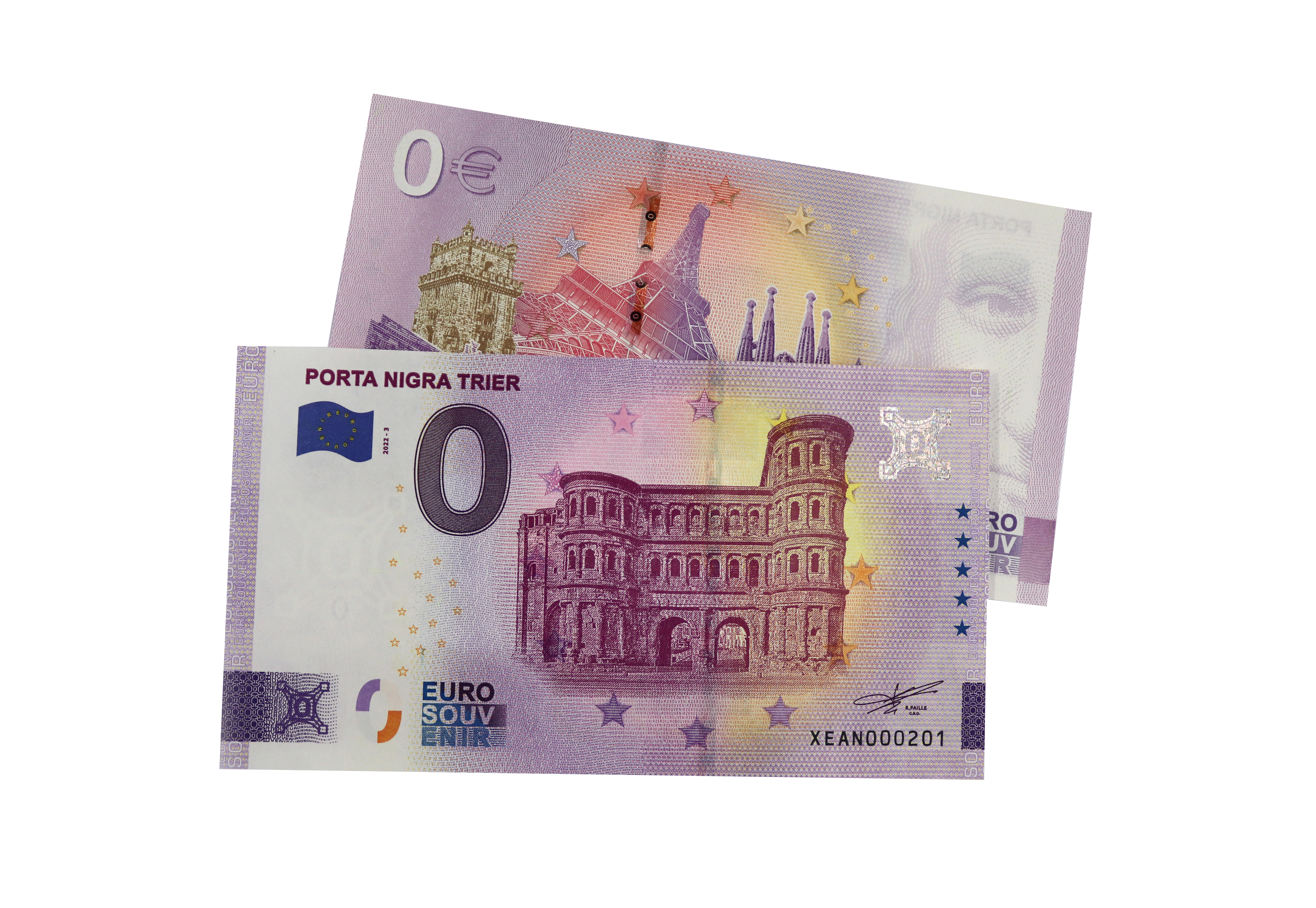 Porta Nigra 0 Euro Souvenir Note